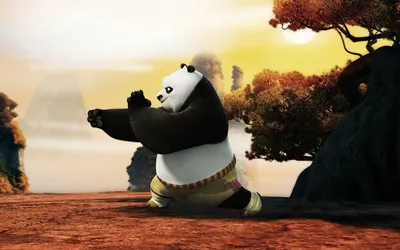 Moody Vibrant Wallpaper Nature Wallpaper 4K 1920x1200 A, Vibrant, Hd, Desktop, Wallpaper, Featuring, Po, The, Panda, Kung, Practicing, Martial, White, Ultrawide, Full HD