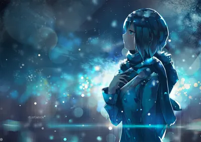 Anime Girl Short Nature Wallpaper 4K 2046x1447 Hd, Desktop, Wallpaper, Featuring, An, Anime, Girl, With, Short, Hair, Wearing, Winter, Brown, Black, Landscape, Full HD