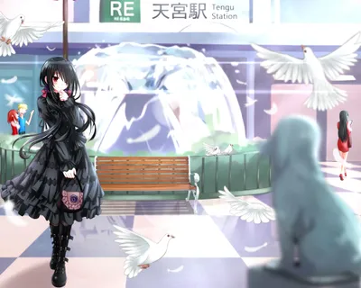 Vibrant Anime Wallpaper Abstract Wallpaper 4K 4000x3200 Anime, 4000x3200, White, Square, 4k