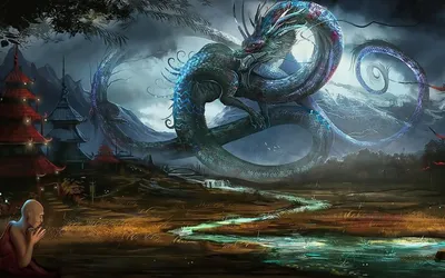 Dark Fantasy Wallpaper Fantasy Wallpaper 4K 1920x1200 Hd, Fantasy, Wallpaper, Depicting, A, Majestic, Dragon, Coiling, Above, Mystical, Landscape, Robed, Gray, Ultrawide, Full HD