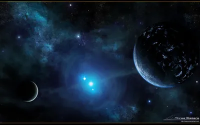 Calm Blue Wallpaper Space Wallpaper 4K 1920x1198 Blue, Space, Brown, Ultrawide, Full HD