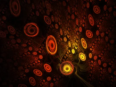 Bright Vibrant Wallpaper Abstract Wallpaper 4K 2048x1536 A, Vibrant, Apophysis-generated, Fractal, Artwork, Featuring, Swirling, Red, Yellow, Patterns, Set, Desktop, Brown, Black, Landscape, Full HD