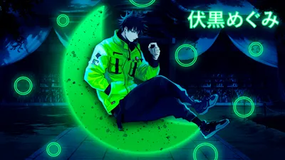 Serene Anime Wallpaper Abstract Wallpaper 4K 1920x1080 Anime, 1920x1080, Black, Green, Ultrawide, Full HD
