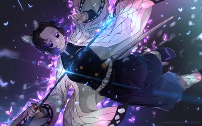 Dark Shinobu Wallpaper Black/Dark Wallpaper 4K 1920x1200 Hd, Desktop, Wallpaper, Of, Shinobu, Kochou, From, Demon, Slayer, Kimetsu, Yaiba, Depicting, Gray, White, Ultrawide, Full HD