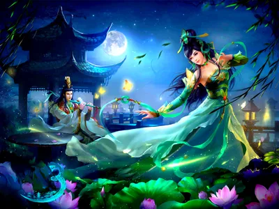 Enchanting Graceful Dancer Flowing Space Wallpaper 4K 3000x2250 A, Enchanting, Scene, Featuring, Graceful, Dancer, In, Flowing, Garments, Performing, Amidst, Lotus, Brown, Landscape, QHD