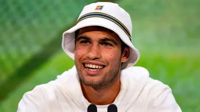 Dreamy Carlos Wallpaper Cars Wallpaper 4K 1920x1080 Carlos, Alcaraz, Smiling, At, Wimbledon, 2023—hd, Desktop, Wallpaper, (2023), White, Ultrawide, Full HD