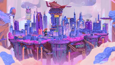 Onismi City Alexandr Iwaac World Wallpaper 4K 1920x1080 Onismi, City, By, Alexandr, Iwaac, White, Gray, Ultrawide, Full HD