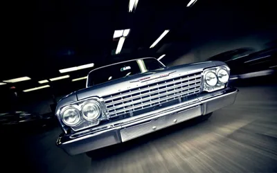Close Dynamic Classic Chevrolet Cars Wallpaper 4K 2560x1600 Hd, Pc, Desktop, Wallpaper, Featuring, A, Close-up, Dynamic, Shot, Classic, Chevrolet, Vehicle, White, Gray, Ultrawide, QHD
