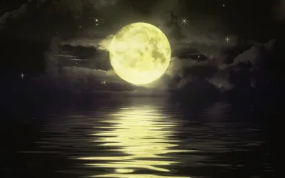 Artistic Bright Full Moon Space Wallpaper 4K 2000x1250 Artistic, Hd, Desktop, Wallpaper, Featuring, A, Bright, Full, Moon, Reflecting, Calm, Water, White, Pink, Ultrawide, Full HD