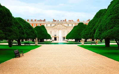 Calm Greenery Wallpaper Nature Wallpaper 4K 1920x1200 Greenery, Fountain, Tree, Man, Made, Palace, Hd, Desktop, White, Ultrawide, Full HD
