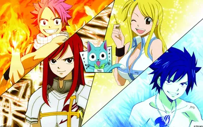 Gray Fullbuster Erza Fantasy Wallpaper 4K 1680x1050 Hd, Desktop, Wallpaper, Featuring, Gray, Fullbuster, Erza, Scarlet, Happy, Lucy, Heartfilia, Natsu, White, Ultrawide