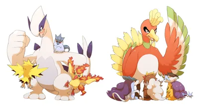 Epic Anime Wallpaper Abstract Wallpaper 4K 2400x1300 Hd, Desktop, Wallpaper, Featuring, Anime-style, Pokémon, Characters, Including, Pok, Mon, Lugia, Ho-oh, White, Ultrawide, Full HD