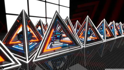 Artistic Series Glowing Abstract Wallpaper 4K 2560x1440 Artistic, Hd, Pc, Desktop, Wallpaper, Featuring, A, Series, Glowing, Pyramids, Futuristic, Neon-lit, White, Gray, Ultrawide, QHD