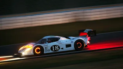 White Racing Vehicle Cars Wallpaper 4K 2560x1440 White, 18, Racing, Vehicle, Car, Speeding, On, A, Night, Track, Glowing, Gray, Ultrawide, QHD