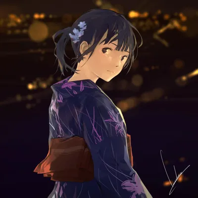 Moody Anime Wallpaper Abstract Wallpaper 4K 1280x1280 Anime, 1280x1280, Orange, Purple, Square