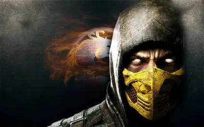 Definition Scorpion Mortal Kombat Games Wallpaper 4K 1920x1200 High-definition, Wallpaper, Featuring, Scorpion, From, Mortal, Kombat, X, Showcasing, His, Iconic, Yellow, White, Gray, Ultrawide, Full HD
