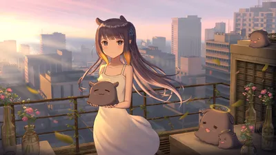 Anime 3000x1685 Abstract Abstract Wallpaper 4K 3000x1685 Anime, 3000x1685, White, Brown, Ultrawide, QHD