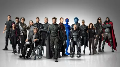 Bright Lineup Wallpaper Abstract Wallpaper 4K 1920x1080 Hd, Desktop, Wallpaper, Featuring, A, Lineup, Of, Iconic, Characters, Movie, (x-men), Days, White, Gray, Ultrawide, Full HD