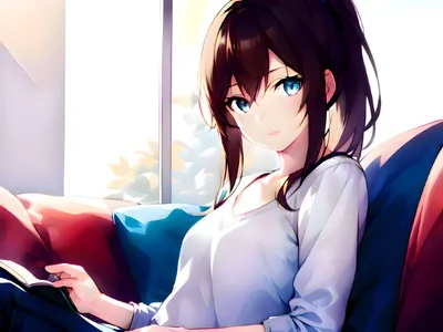 Crisp Detailed Wallpaper Technology Wallpaper 4K 4000x3000 A, Detailed, 4k, Ultra, Hd, Anime-style, Digital, Artwork, Girl, Dark, Hair, Bright, White, Black, Landscape