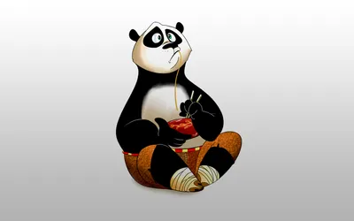 Cute Cartoon Panda Kung Cars Wallpaper 4K 1680x1050 A, Cute, Cartoon, Panda, From, Kung, Fu, Sitting, Bowl, Noodles, Chopsticks, Makes, White, Gray, Ultrawide