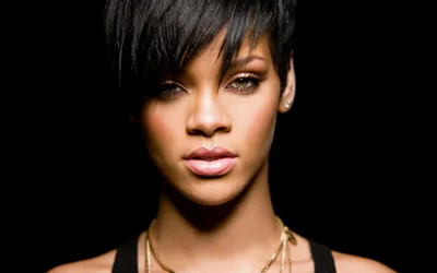Close Rihanna Her Distinctive Beauty Black/Dark Wallpaper 4K 2560x1600 A, Striking, Hd, Desktop, Wallpaper, Featuring, Close-up, Rihanna, Showcasing, Her, Distinctive, Beauty, White, Gray, Ultrawide, QHD