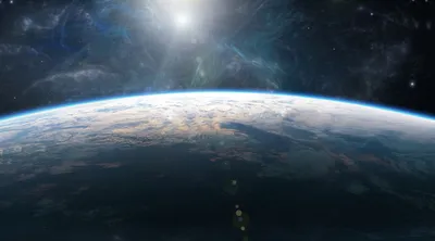 Breathtaking Planetscape Earth Space Wallpaper 4K 1917x1065 A, Breathtaking, Planetscape, Showcasing, Earth, From, Space, Featuring, Vibrant, Clouds, Vast, Sky, White, Ultrawide