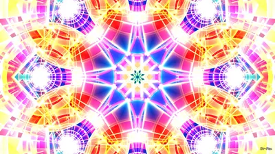 Misty Vibrant Wallpaper Abstract Wallpaper 4K 1920x1080 A, Vibrant, Hd, Desktop, Wallpaper, Featuring, Colorful, Abstract, Mandala, Bright, Hues, Blue, White, Ultrawide, Full HD