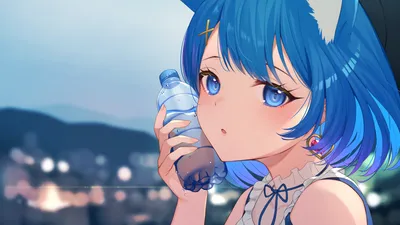Moody Anime Wallpaper Abstract Wallpaper 4K 1920x1080 Anime, 1920x1080, White, Blue, Gray, Ultrawide, Full HD