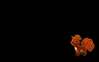 Serene Vulpix Wallpaper Black/Dark Wallpaper 4K 1920x1200 Hd, Pc, Desktop, Wallpaper, Featuring, Vulpix, The, Fire:, Pok, Mon, Anime, Series, Brown, Red, Ultrawide, Full HD