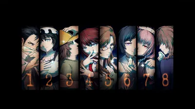 Characters Anime Steins Abstract Wallpaper 4K 1920x1080 Hd, Desktop, Wallpaper, Featuring, Characters, From, The, Anime, Steins, Gate, Rintaro, Okabe, White, Gray, Ultrawide, Full HD