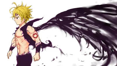 Serene Meliodas Wallpaper Abstract Wallpaper 4K 4429x2491 Meliodas, The, Seven, Deadly, Sins, Anime, Desktop, White, Ultrawide, 4k