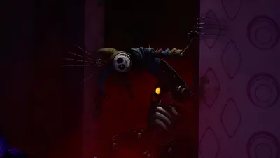 Poppy Playtime Horror Games Wallpaper 4K 4096x2304 Poppy, Playtime, Horror, Game, Wallpaper, Sinister, Toy, Puppet, Needle-like, Spines, One, Glowing, Gray, Ultrawide, 4k