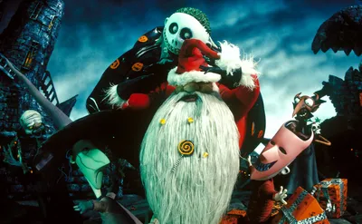 Crisp Vibrant Wallpaper Black/Dark Wallpaper 4K 1918x1184 A, Vibrant, Hd, Wallpaper, Featuring, Characters, From, The, Nightmare, Before, Christmas, Showcasing, White, Brown, Ultrawide