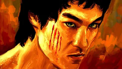 Vibrant Colorful Wallpaper Abstract Wallpaper 4K 1920x1080 Colorful, Hd, Desktop, Wallpaper, Featuring, An, Intense, Portrait, Bruce, Lee, Showcasing, His, Orange, Purple, Ultrawide, Full HD