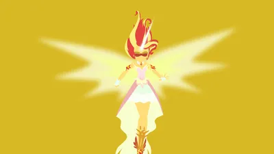Daydream Shimmer Minimalist Minimal Wallpaper 4K 3840x2160 Daydream, Shimmer, Minimalist, Sunset, Movie, My, Little, Pony), Equestria, Girls, Friendship, Games, Yellow, Purple, White, Ultrawide, 4k
