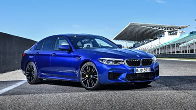 Dreamy Vibrant Wallpaper Cars Wallpaper 4K 4096x2304 A, Vibrant, Blue, Bmw, M5, Parked, On, Racetrack, Under, Clear, Sky, Captured, Gray, Pink, Ultrawide, 4k