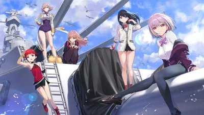 Anime 2844x1600 Abstract Abstract Wallpaper 4K 2844x1600 Anime, 2844x1600, White, Pink, Ultrawide, QHD