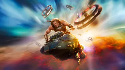 Masters Universe Muscular Hero Hovering Space Wallpaper 4K 5120x2880 Masters, Of, The, Universe, 2026, 5k, Ultra, Hd, Muscular, Hero, Hovering, White, Ultrawide, 4k