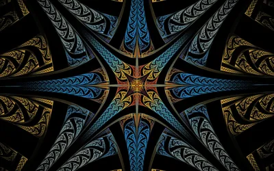 Vibrant Psychedelic Abstract Abstract Wallpaper 4K 1920x1200 A, Vibrant, Psychedelic, Abstract, Design, Featuring, Intricate, Fractal, Patterns, Striking, Blues, Golds, Brown, Ultrawide, Full HD
