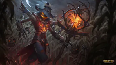 Puch Smite Undead Scarecrow God Games Wallpaper 4K 3840x2160 Ah, Puch, (smite), In, 4K, Ultra, Hd, Pc, Desktop, Undead, Scarecrow, Gray, Brown, Ultrawide