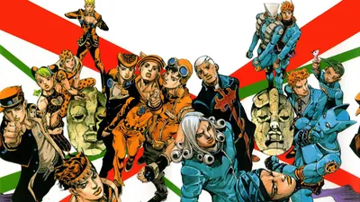 Radiant Vibrant Wallpaper Abstract Wallpaper 4K 1920x1080 A, Vibrant, Hd, Anime, Wallpaper, Featuring, Characters, From, Jojo, 039, Bizarre, Adventure, White, Red, Ultrawide, Full HD