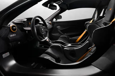 Interior Mclaren 788hs Cars Wallpaper 4K 8256x5504 Interior, View, Of, A, Mclaren, 788hs, Sports, Car, Carbon-fiber, Racing, Seats, Yellow, White, Landscape, 4k