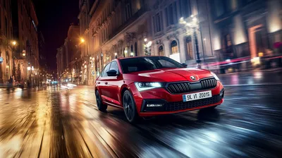Skoda Octavia City Night Black/Dark Wallpaper 4K 2912x1632 Skoda, Octavia, Rs, City, Night, Hd, Desktop, Wallpaper, White, Brown, Gray, Ultrawide, QHD