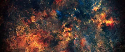 Calm Vibrant Wallpaper Abstract Wallpaper 4K 2560x1080 A, Vibrant, And, Colorful, Abstract, Fractal, Design, Featuring, Swirling, Patterns, Shades, Red, Brown, Ultrawide, QHD