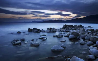 Vivid Serene Wallpaper Nature Wallpaper 4K 1920x1200 Hd, Pc, Desktop, Wallpaper, Featuring, A, Serene, Nature, Scene, Smooth, Stones, Extending, Gray, Brown, Ultrawide, Full HD