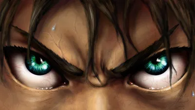 Calm Close Wallpaper Abstract Wallpaper 4K 3000x1688 Hd, Close-up, Wallpaper, Of, Eren, Yeager, From, Attack, Titan, Showing, His, Intense, Brown, Gray, Ultrawide, QHD