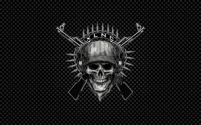Serene Dark Wallpaper Cars Wallpaper 4K 1920x1200 Dark, Hd, Pc, Desktop, Wallpaper, Skull, With, Spiked, Helmet, Crossed, Rifles, Textured, Gray, Ultrawide, Full HD