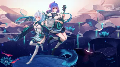 Calm Anime Wallpaper Abstract Wallpaper 4K 5334x3000 Anime, 5334x3000, White, Ultrawide, 4k