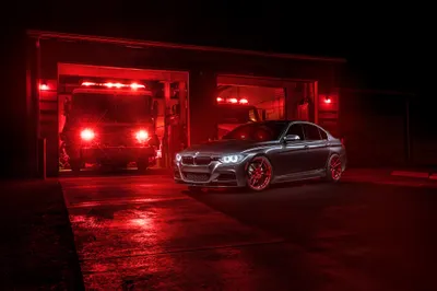 Dark Silver Wallpaper Cars Wallpaper 4K 2048x1366 A, Silver, Bmw, M3, Car, Parked, In, Front, Garage, Illuminated, Red, Lights, Brown, Landscape, Full HD