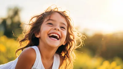 Moody Child Wallpaper Abstract Wallpaper 4K 3840x2160 Child, Laughing, In, Warm, Golden, Light, Over, A, Grassy, Field, Joyful, Ultra, White, Ultrawide, 4k
